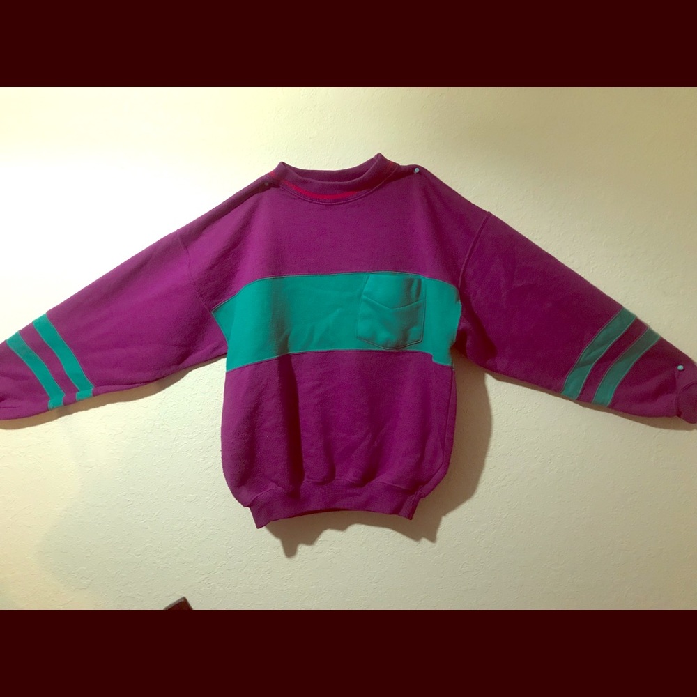 Color Block Sweatshirt.